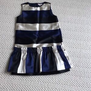 Crewcuts Navy and White Dress